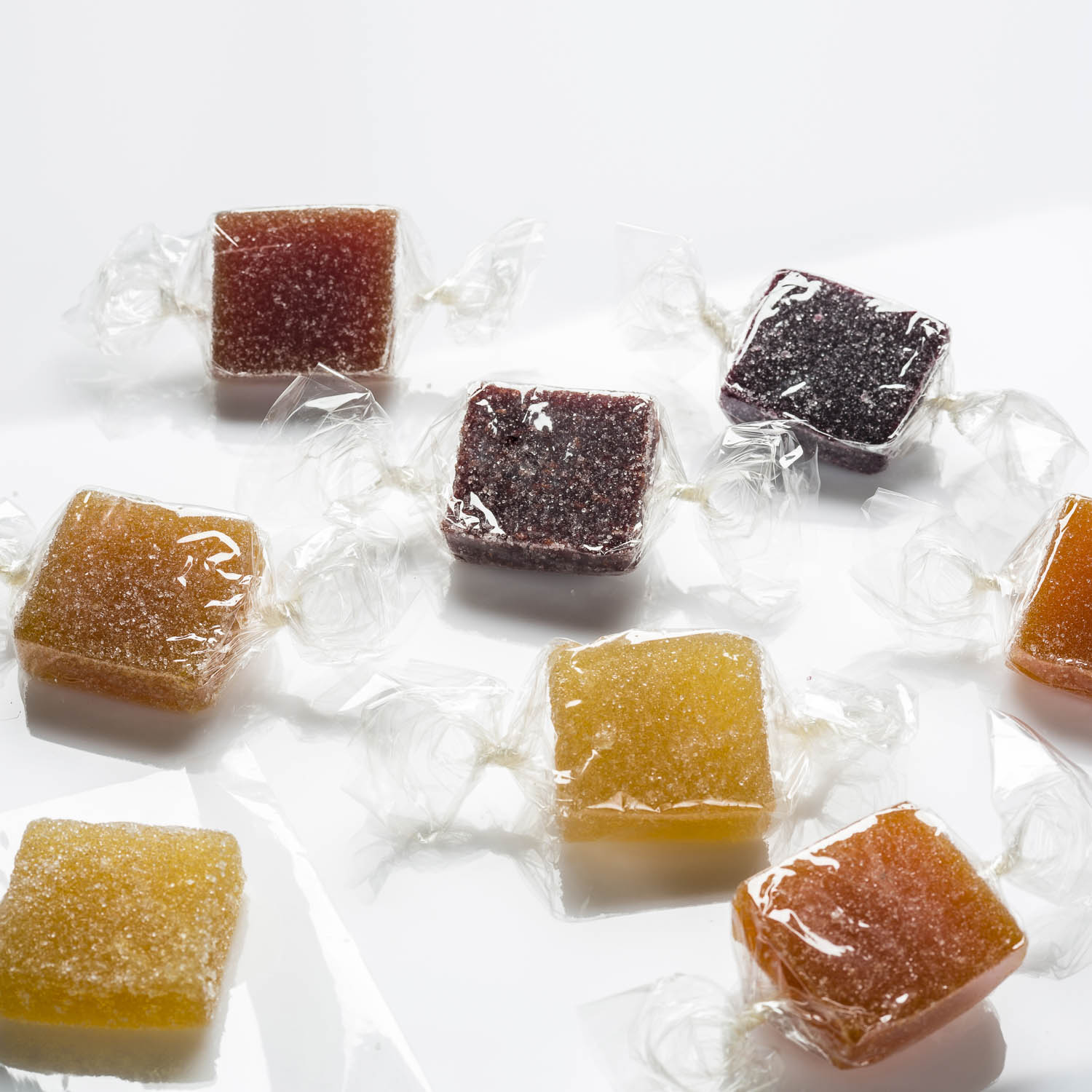 Papillotes pâte de fruits - Lot de 10