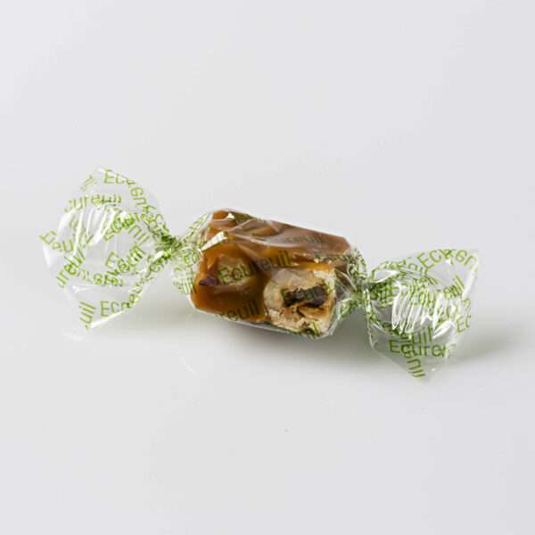 Papillote de Caramel avec noisettes entières