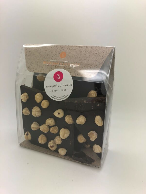 Eclats noisettes et chocolat noir