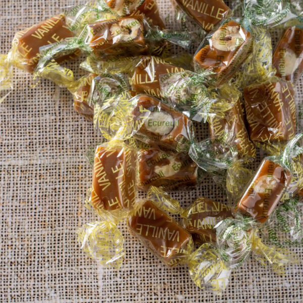 Caramels en papillotes