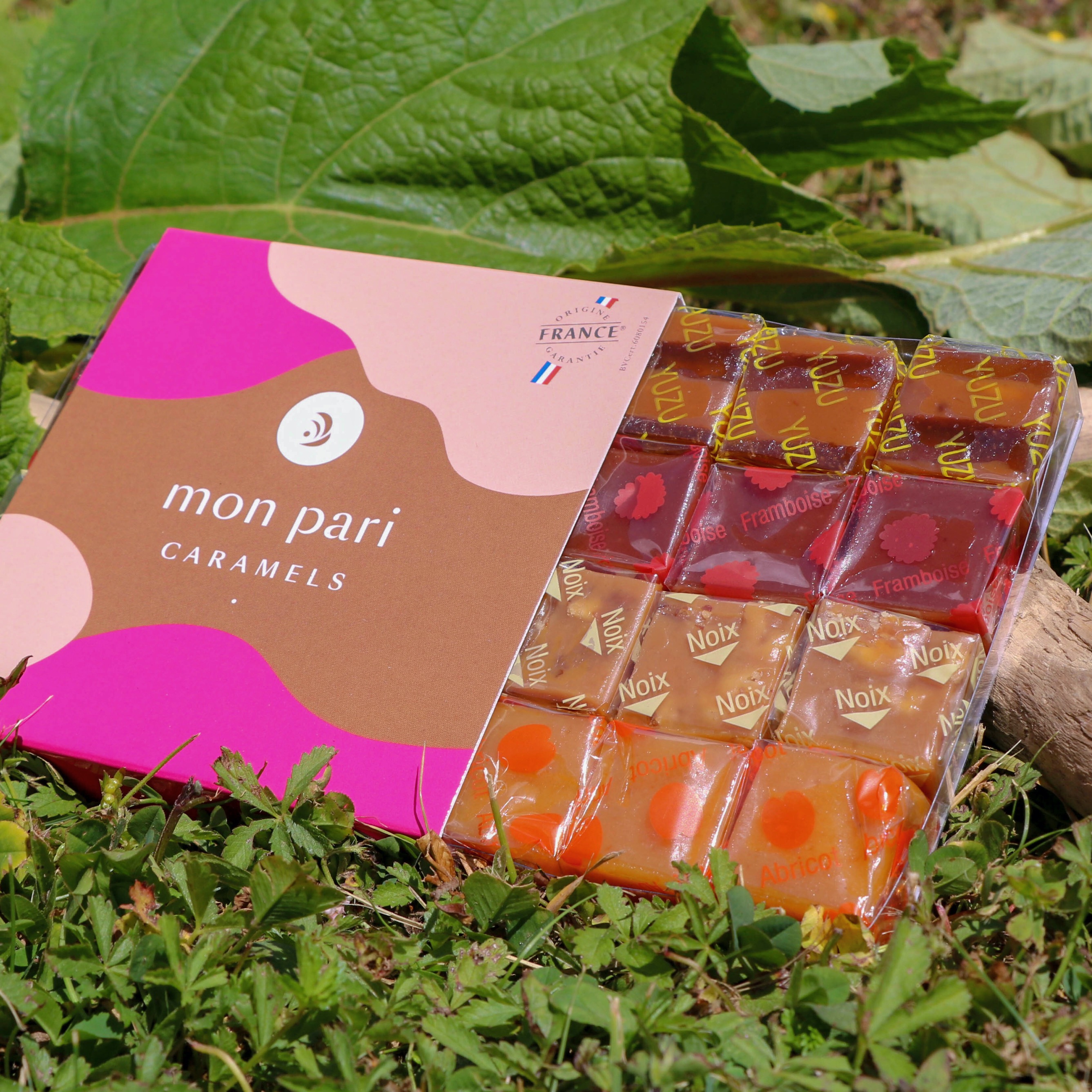 Boite de caramels assortiment Fruits