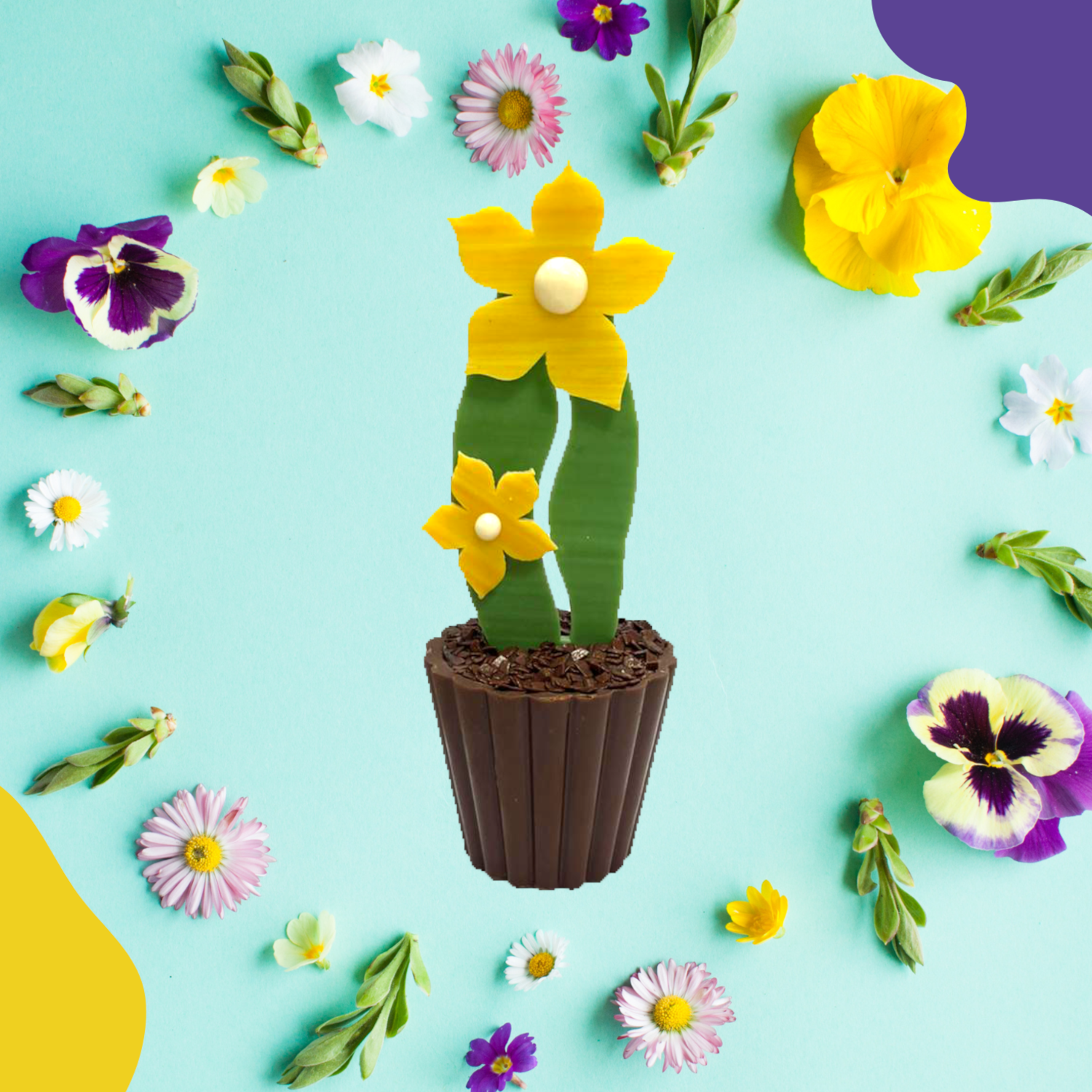 Bouchée pot de fleur
