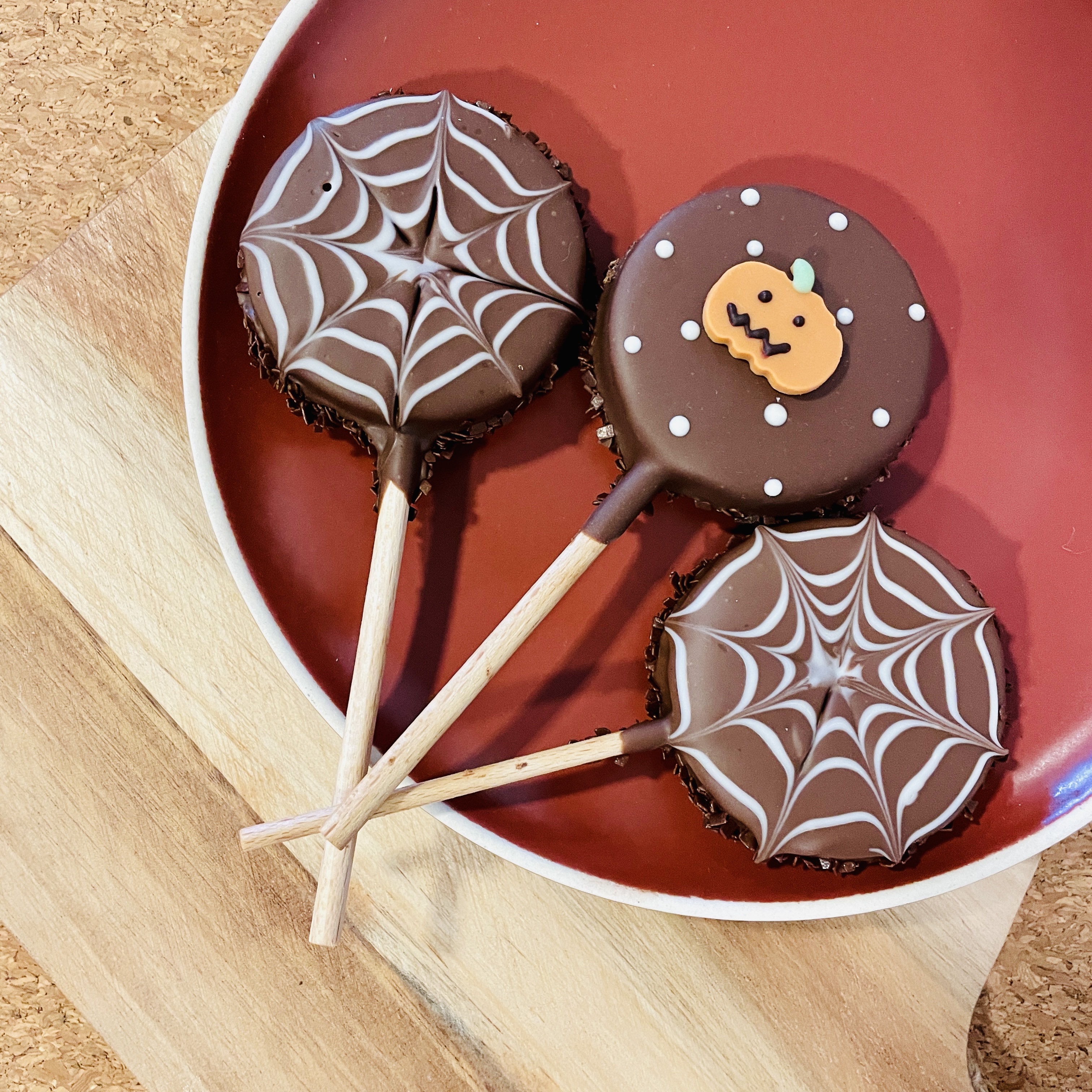 Sucettes gourmandes d'halloween