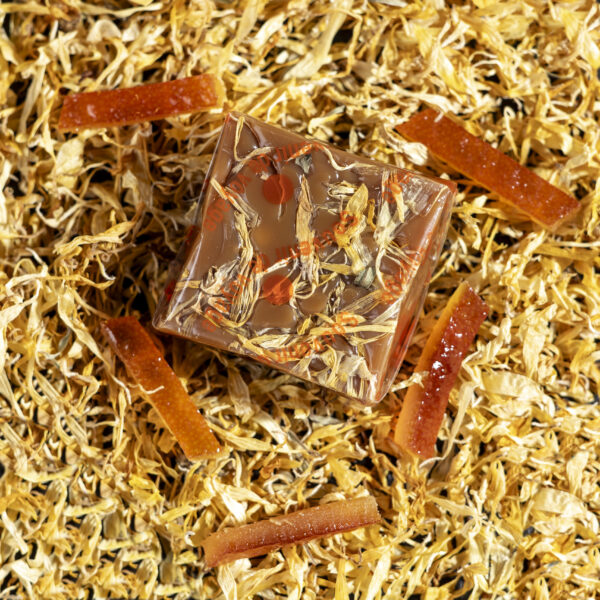 Pavé souvenir de voyage - Fleur de souci, carotte, orange et gingembre